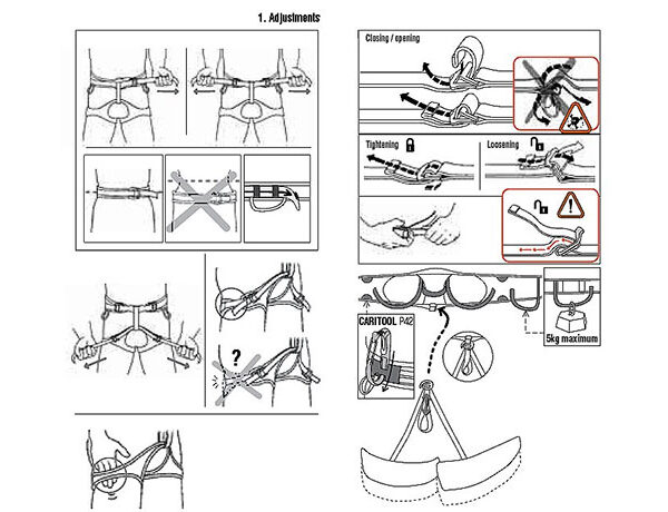 กางเกงกันตกครึ่งตัว  PETZL PANDION - Image 3